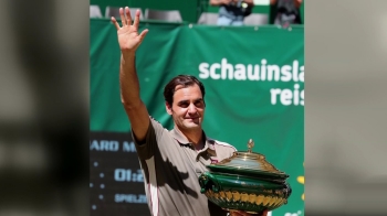 '테니스 황제' 로저 페더러, 노벤티오픈 10번째 우승 