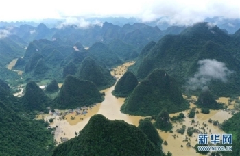 중국 남부 폭우로 피해 속출…이재민 163만명 발생