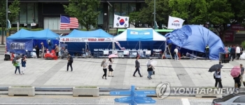 경찰 “우리공화당 천막 행정대집행 시 불법행위 엄정 대응“