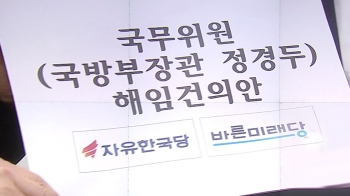 한국·바른미래, 정경두 해임건의안 제출…추경은 '안갯속'