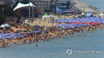 8월 첫주말 전국 지글지글 불판더위…해수욕장·계곡선 축제