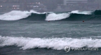 태풍 '프란시스코', 부산 상륙 직후 밤 9시께 열대저압부로 약화