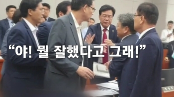 “정의용! 뭐 하는 거야 지금!“…고성·삿대질 오간 운영위