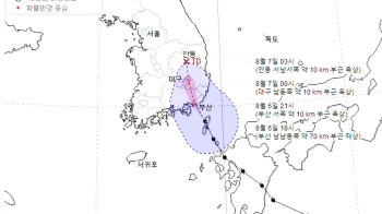 예상보다 6시간 빨리 소멸한 태풍…그래도 곳곳 많은 비