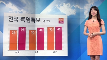 [날씨] 곳곳 비·소나기…더위는 계속 '전국 폭염특보'