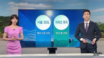 [기상정보] 평년 수준 더위 '서울 낮 30도'…자외선 유의
