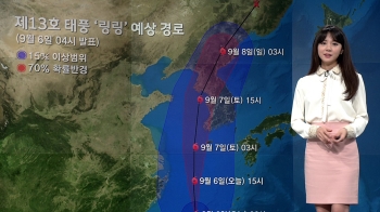 [날씨] 태풍 '링링' 대비 만반…내일 전국 거센 비바람