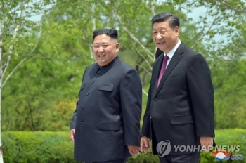 시진핑, 김정은에 정권수립 71주년 축전…“중북 친선 발전“