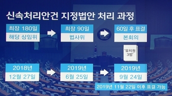 패스트트랙 탄 '유치원 3법', 논의 없이 본회의 상정