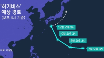 '슈퍼 태풍' 하기비스 일본 향할 듯…한반도 영향은?