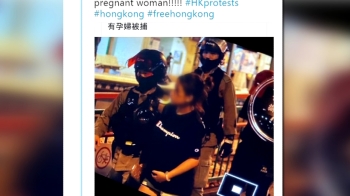 홍콩 사태 격화…12살 아이 이어 만삭 임신부도 체포