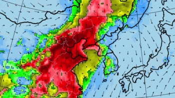 공기 정체된 중국 '미세먼지' 밀집…한반도 유입 우려