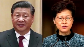 시진핑 만난 홍콩 캐리 람…시위 진압 더 강경해지나