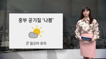 [오늘의 날씨] 중부지방 공기질 '나쁨'…아침 내륙 안개
