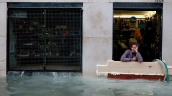 수상도시 베네치아, 또 물에 잠겨…피렌체도 홍수 위기