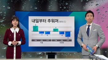 [기상정보] “우산 필수“ 전국 비…그친 뒤 내일 강추위