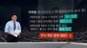 [팩트체크] '찬성 쪽'은 필리버스터 하면 안 된다?