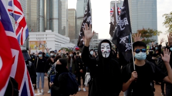 대만 선거 결과에 고무된 홍콩인들…'완전 직선제' 요구