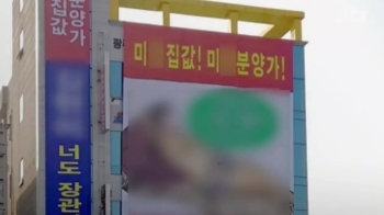 [팩트체크] 길 한복판 '나체 합성' 그림…“선거현수막은 문제 없다?“