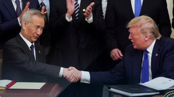 미·중 1단계 무역합의 서명…트럼프 “2단계 협상 곧 시작“