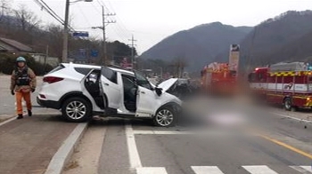 포천서 SUV 차량끼리 정면충돌…초등생 등 3명 숨져