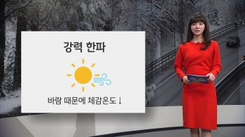 [오늘의 날씨] 강력 한파 기승…서울 낮에도 영하권