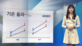 [날씨] 낮 기온 올라, 큰 일교차 유의…곳곳 빙판길