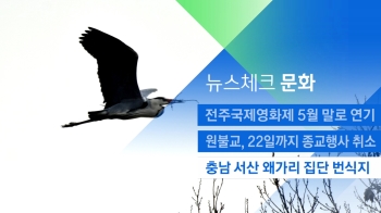 [뉴스체크｜문화] 충남 서산 왜가리 집단 번식지