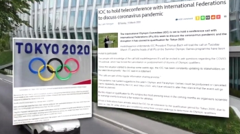 IOC, 17일 '긴급회의' 소집…도쿄올림픽 연기론 '분수령'