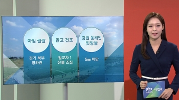 [날씨] 아침 쌀쌀, 맑음, 강원 동해안 빗방울