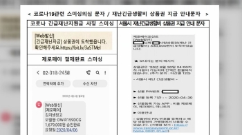 재난지원금 '스미싱 범죄' 기승…결제완료 문자 누르면 안돼