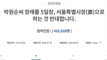 '서울특별시장 반대' 청원 40만 넘어…정치권서도 공방