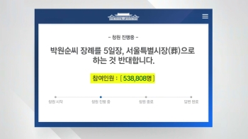 '서울시 장례 반대' 청원 54만 넘어…통합당 “2차 가해“