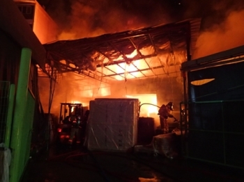 대전 침대공장 창고서 불…주민 110여명 대피