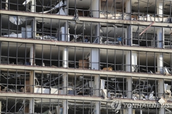 정부, 폭발 피해 레바논에 100만달러·구호물자 긴급 지원