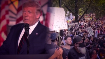 워싱턴 대규모 인종차별 항의 시위…트럼프 “폭력배“