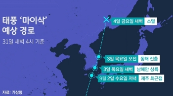 태풍 '마이삭' 3일 영남 관통 전망…최악 '매미'보다 강력