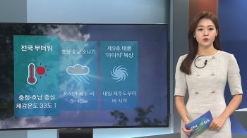 [날씨] '체감온도 33도↑' 전국 무더위…충청·호남 소나기