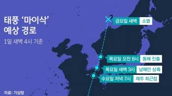 '매미'·'루사'보다 센 태풍 '마이삭' 북상…예상 경로는?