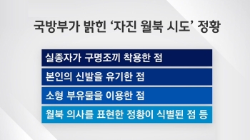 실종 공무원 '자진 월북 시도'?…국방부가 밝힌 정황은