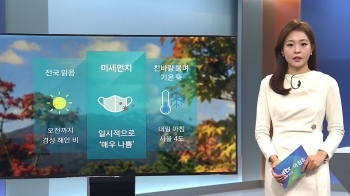 [날씨] 중국발 스모그·황사…곳곳 미세먼지 '나쁨'