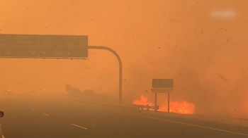'악마의 바람' 탄 산불, 순식간에…캘리포니아 9만명 대피