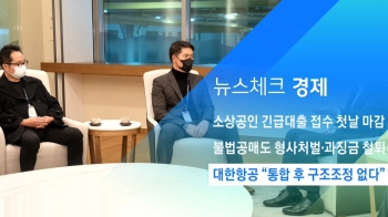 [뉴스체크｜경제] 대한항공 “통합 후 구조조정 없다“