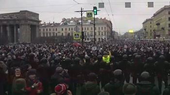 “나발니 석방하라“…러시아 전역서 대규모 시위｜브리핑ON