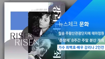 [뉴스체크｜문화] 가수 최백호·배우 강리나 2인전