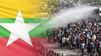 미얀마 '쿠데타 지지' 시위대 등장…유혈 사태