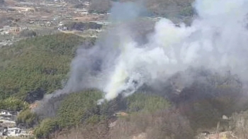 대구 용수동 팔공산 자락서 불…산림 1000㎡ 태워