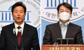 '양보경쟁' 오세훈-안철수 어제 다시 회동…“25일 전 단일화 합의“