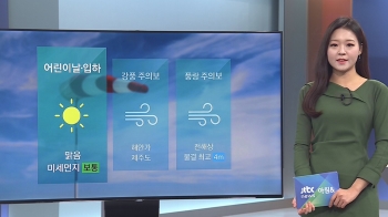 [날씨] 어린이날 전국 맑음…해안·제주엔 강풍주의보
