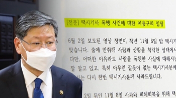 이용구, 폭행 사실 인정하고 사과…“경찰 수사 개입 안 해“